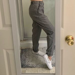 SOLD on Depop - high rise plaid vintage pants